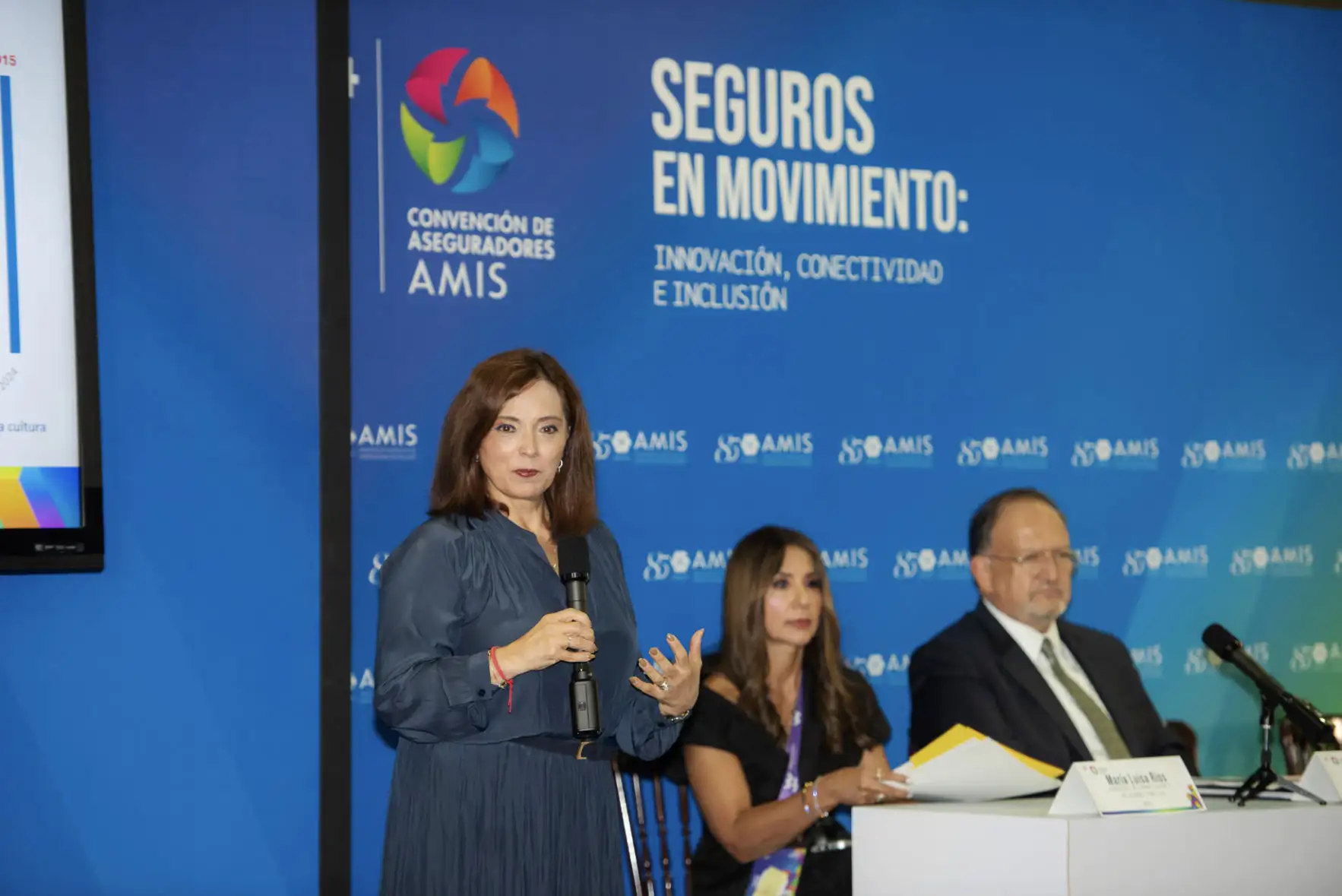 Conferencia de Prensa de la 34 Convención de Aseguradores de la Asociación Mexicana de Instituciones de Seguros (AMIS)