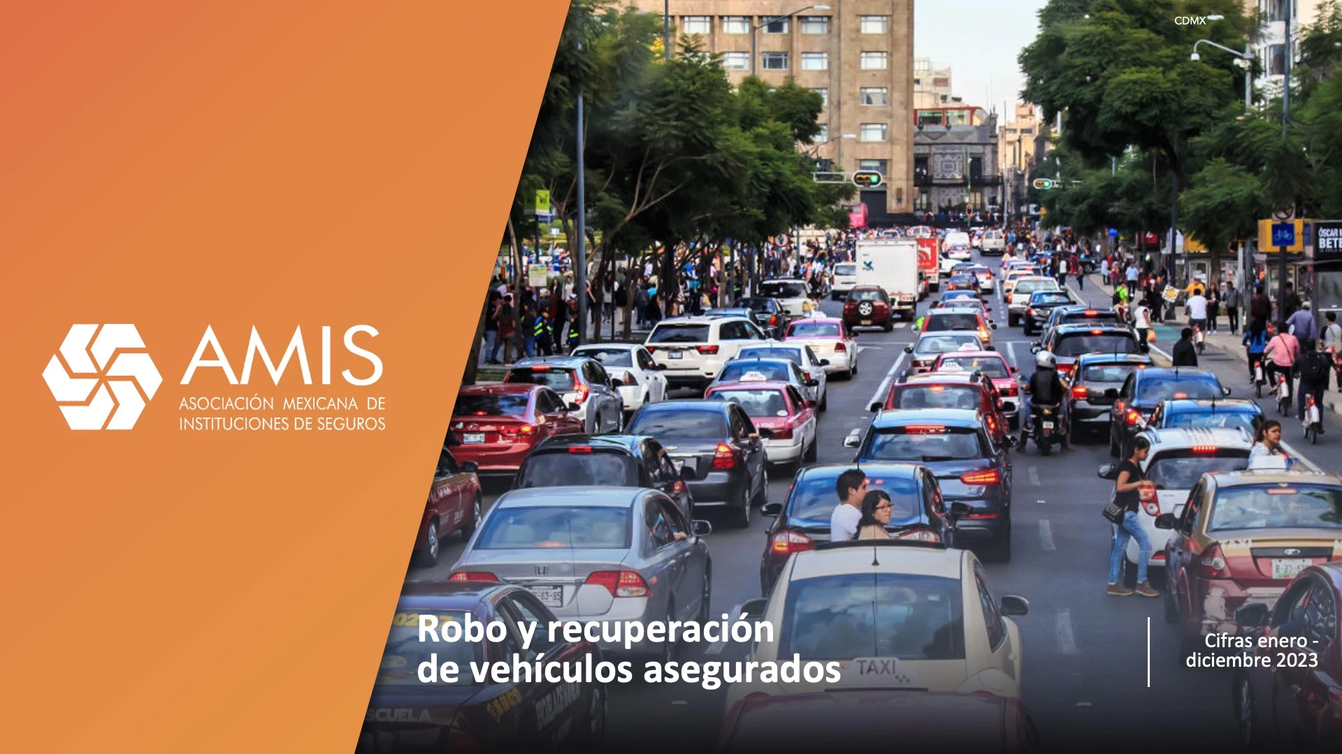 Conferencia de prensa Robo y recuperación  de vehículos asegurados - enero a diciembre 2023