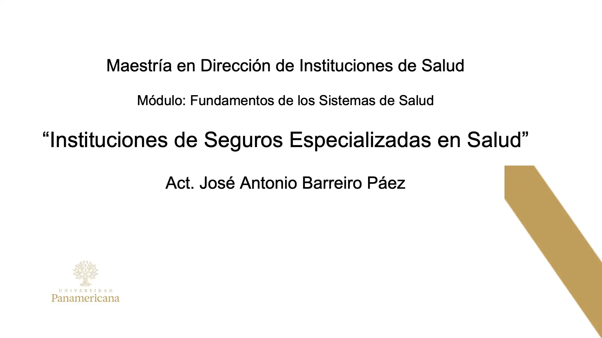 Instituciones de Seguros Especializadas en Salud