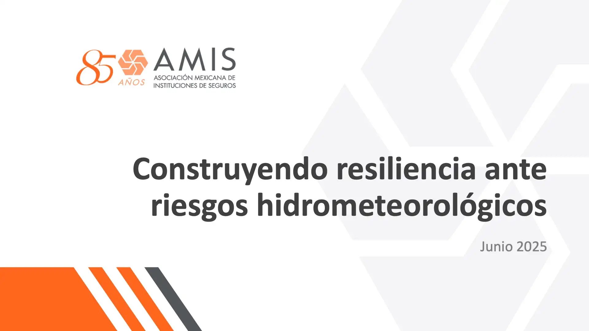 Presentación: Construyendo resiliencia ante riesgos hidrometeorológicos