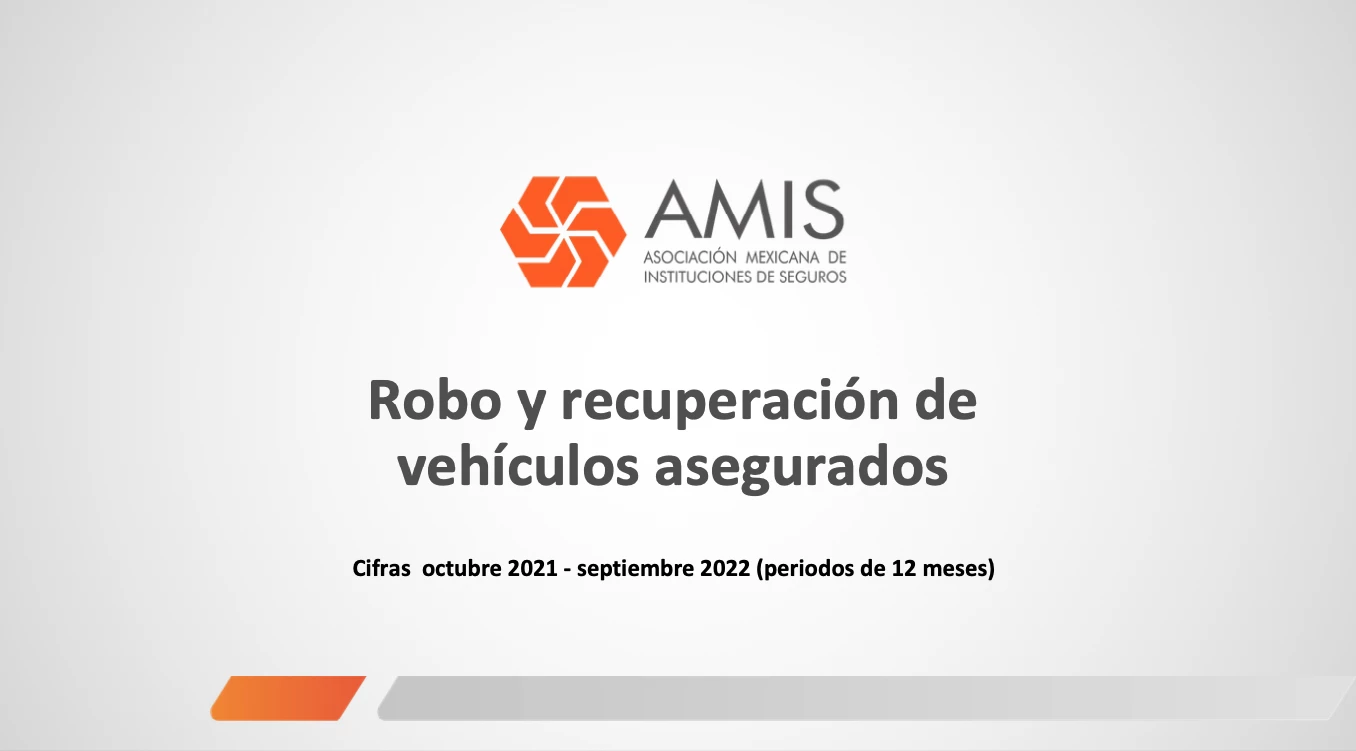 Robo y recuperación de vehículos asegurados